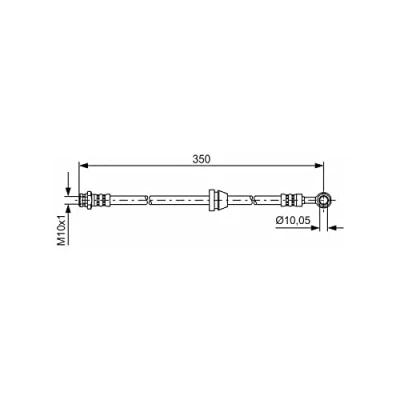 Imagen de BOSCH 1 987 481 388 Latiguillos de Freno 340 M10x1