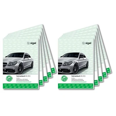 Imagen de Sigel fa513 Hoja de automóviles, A5, 32 hojas 10 unidades
