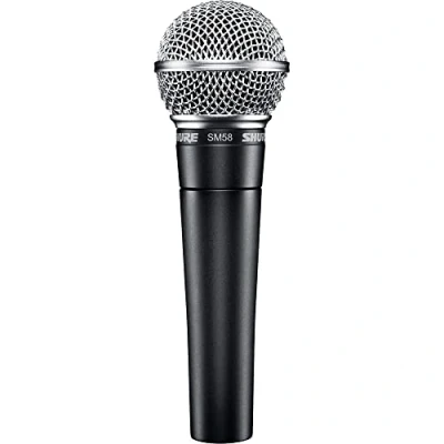 Imagen de Shure SM58 LC el micrófono de Voz dinámico está diseñado para Uso Profesional en Voces actuaciones Vivo, Refuerzo Sonido y grabaciones Estudio No se Incluye Cable (SM58 LCE)