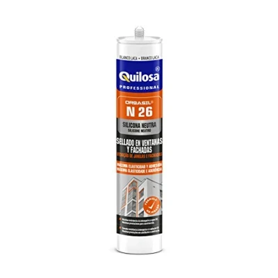 Imagen de Quilosa Orbasil N 26 Sellador de silicona neutra, color blanco