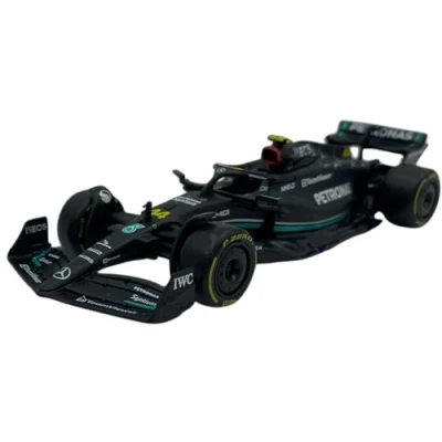 Imagen de Bburago F1 Mercedes AMG Petronas W14E 2023 Fórmula 1 Lewis Hamilton 44 Escala 1:43 12cm 38080