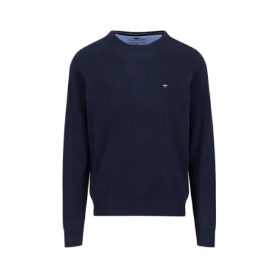 Imagen de FYNCH HATTON Casual fit Feinstrickpullover mit O Ausschnitt aus Reiner Baumwolle Navy/3xl Suéter pulóver, Azul Marino, XXXL Masculino Adulto