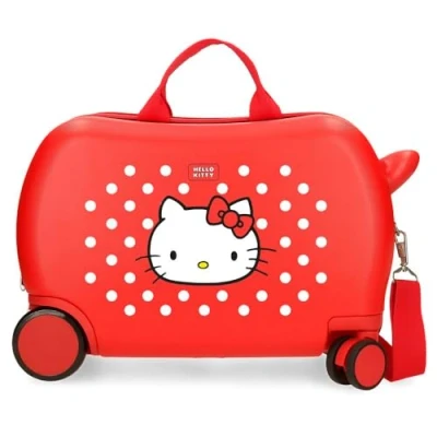 Imagen de Hello Kitty Castle of Maleta Infantil Rojo 45x31x20 cms Rígida ABS 24,6L 1,8 kgs 4 Ruedas Equipaje Mano