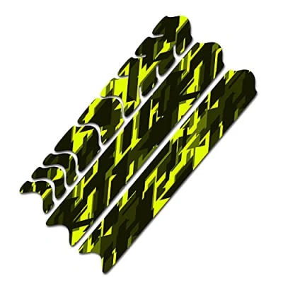 Imagen de AlphaShield Lámina Protectora autoadhesiva para Bicicleta R161, ATV, BMX, Color Amarillo neón 13