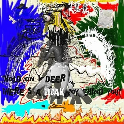 Imagen de Hold On To Deer Life, There&#039;s A Blcak Boy Behind Vinilo Kabeaushe