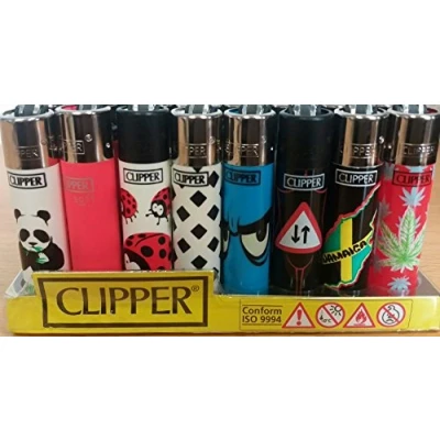 Imagen de CLIPPER® Bolsas sorpresa Collector Mix Clipper mecheros más adiciones gratis (48 + pedernales (1 pantalla)