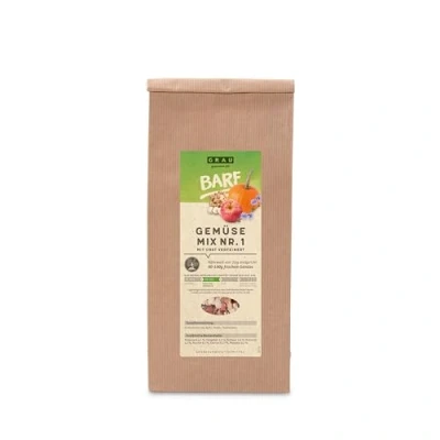 Imagen de GRAU El Original Mezcla de verdura deshidratada para menús Barf Perros Verduras «Mezcla n.º 1», Pack Individual (1 x 500 g), alimento complementario