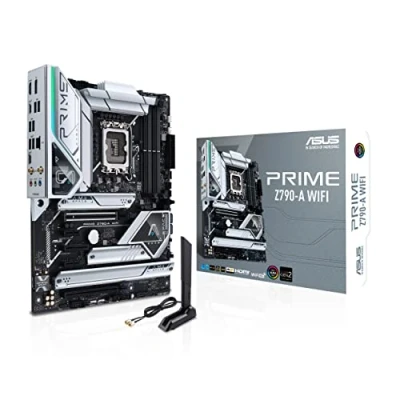 Imagen de ASUS PRIME Z790 A WIFI 6E Placa base Intel LGA 1700 ATX (PCIe 5.0, cuatro M.2, VRM de 16+1 fases, DDR5, LAN 2,5 Gb, USB 3.2 Gen 2x2 tipo C frontal, Thunderbolt 4)
