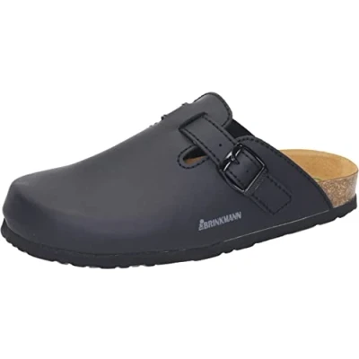 Imagen de Dr. Brinkmann Clog Für Damen Und Herren Zapatillas de estar por casa con talón abierto Hombre, Negro, 37 EU