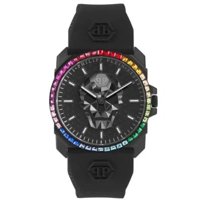 Imagen de Philipp Plein Reloj Analógico para Hombres de Cuarzo con Correa en Silicona PWLAA0522