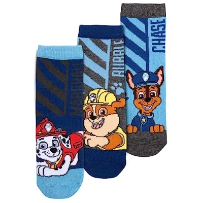 Imagen de United Labels Paw Patrol Calcetines para niños (3 unidades), multicolor, 23 26