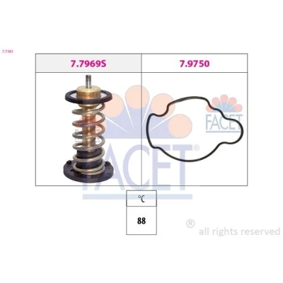 Imagen de Termostato, refrigerante FACET 7.7981