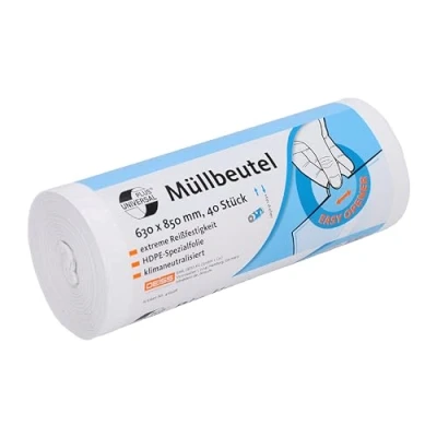 Imagen de Deiss Universal 46928 Bolsas de basura para cestas alambre (630 x 850 mm, 40 unidades), color blanco