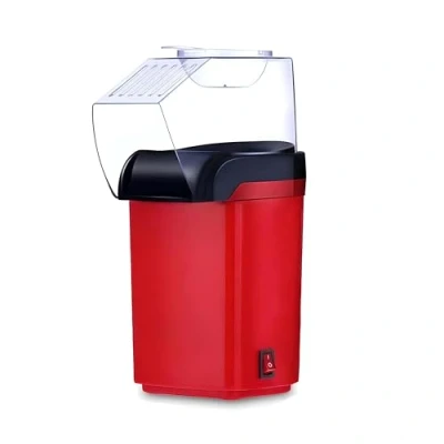 Imagen de SIDRAL Palomitera 1200W Para Hacer Palomitas en 2 Minutos Palomitero Electrico que Incluye Taza Medidora Haz Unas Deliciosas con el Aire Caliente (Rojo)