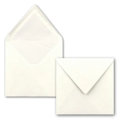Imagen de FarbenFroh by GUSTAV NEUSER sobres cuadrados de 100 eucalipto 16x16cm, con forro seda blanco, sin ventana y adhesivo húmedo, para tarjetas invitación, bodas cumpleaños