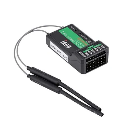 Imagen de EVTSCAN RC Flysky FS IA6B 2.4G 6CH Receptor PPM para I6X I6S I8 Transmisor