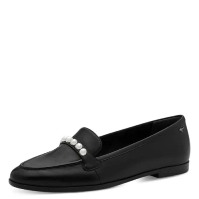 Imagen de Tamaris Damen 1 24220 44, Mocasín Mujer, Piel Negra, 39 EU