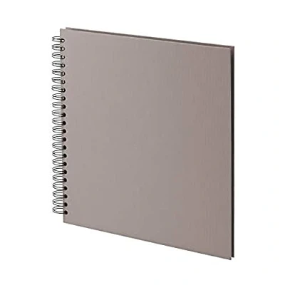 Imagen de Rössler Papier 1329452497 S.O.H.O. Álbum Wire O 290 x mm, 60 páginas negras, gris topo, 1 unidad