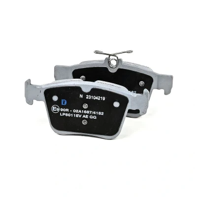 Imagen de DELPHI LP5011EV Juego de pastillas freno Chapa antichirridos con accesorios VOLKSWAGEN: Golf 7