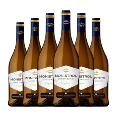 Imagen de Marqués de Monistrol Blanc Blancs Catalunya Joven 75 cl Vino blanco (Caja 6 Botellas cl)