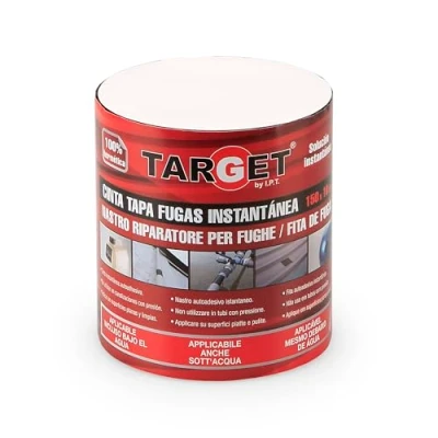Imagen de TARGET Cinta Tapafugas 1,5 M X 10cm Solución Instantánea, aplicable incluso bajo el agua (NEGRO)