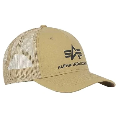 Imagen de ALPHA INDUSTRIES Basic Trucker Cap Gorro, Arena, Talla única para Hombre