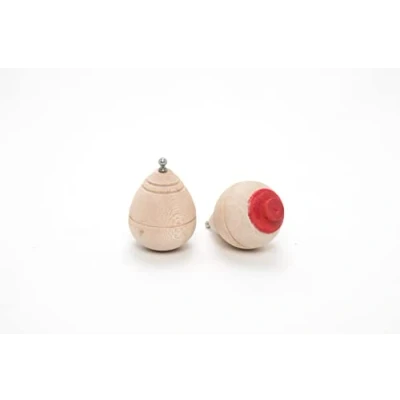 Imagen de Peonza Madera. Trompos Madera para Niños Peonzas 4 Unidades Trompo con Cuerda. Lotes Detalles Comunion Regalos Original
