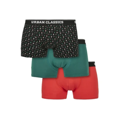 Imagen de Urban Classics Boxer, Hombre, Talla: Large, Nicolaus aop treegreen popred