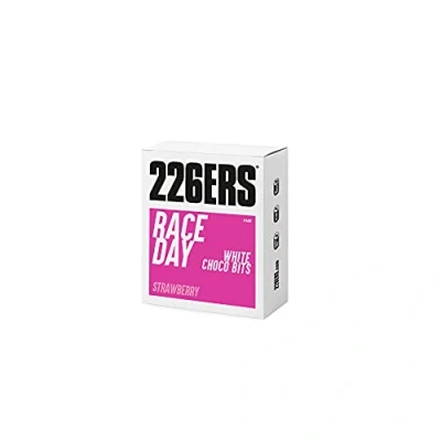 Imagen de 226ERS Endurance Fuel Bar Race Day Choco Bits Barritas Energéticas y de Resistencia con Multivitaminas, barras Veganas Sabor Fresa 6 x 40gr