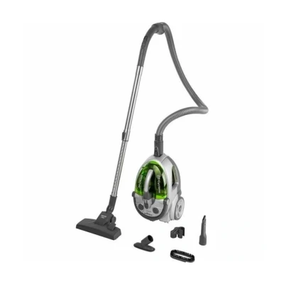 Imagen de Aspirateur sans sac sencor svc 730gr eue2 moteur eco 800 w 76 dba 1,5 l systeme cyclone argent / vert