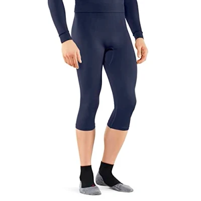 Imagen de FALKE Maximum Warm 3/4 M TI hilo funcional secado rápido termo 1 pieza, Capa de base inferior Hombre, Azul (Space Blue 6116), L