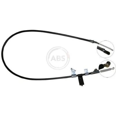 Imagen de A.B.S. K11747 Cable de Freno Mano 1410 Tambor para dirección izquierda/derecha NISSAN: MICRA 2