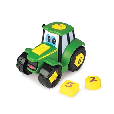 Imagen de BUILD A BUDDY John Deere de Bizak, Johnny Tractor Aprende y Monta, Juguete, Formas, Números Colores Colocando las Piezas, Bizak