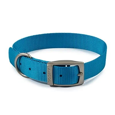 Imagen de Ancol Viva Collar Ligero con Hebilla, Color Azul, Talla 5 para Adaptarse a 35 43 cm, Resistente la Intemperie