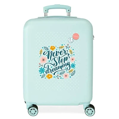 Imagen de Movom Never Stop Dreaming Maleta de cabina Azul 38x55x20 cms Rígida ABS Cierre combinación lateral 35L 2 kgs 4 Ruedas dobles Equipaje Mano