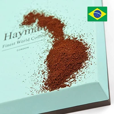 Imagen de Café brasileño ganador del premio Cup of Excellence tostado y molido Nivel de tueste: medio 1x paquete con 100g/3.5oz