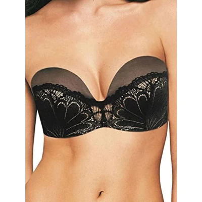 Imagen de Wonderbra Ultimate Strapless Bra, Sujetador Cotidiano para Mujer, Negro, 95F ES (Talla EU: 80F)