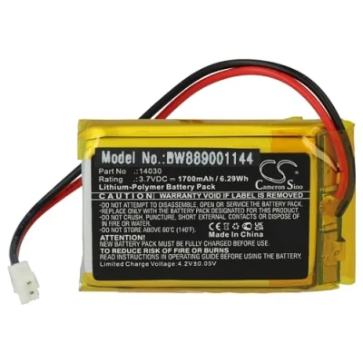 Imagen de vhbw Batería Compatible con Makeblock mBot, mBot Ranger Robot de aprendidaje (1700 mAh, 3,7 V, Li Poli)