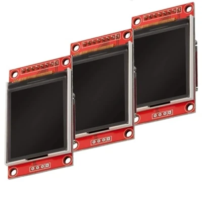 Imagen de AZDelivery 3 x 1.8 Pulgadas SPI TFT Display ST7735 con 128 160 Pixeles Compatible Arduino y Raspberry Pi E Book Incluido!