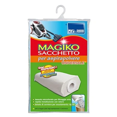 Imagen de PARODI &amp; Magiko Bolsa para aspiradora Universal y Reutilizable, Poliuretano, Color Blanco, 13x24x1 cm