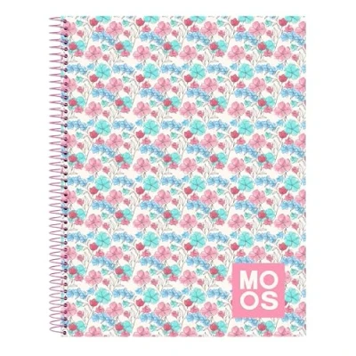 Imagen de Safta MOOS FLORES Cuaderno 120 Hojas, Tapas Duras, Ideal para Niños de Diferentes Edades, Cómodo y Versátil, Calidad Resistencia, 21.5x31 cm, Color Multicolor