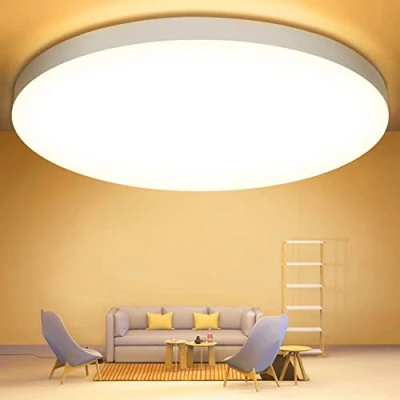 Imagen de OUILA Plafon Led Techo, 24W 2000LM 3000K Lampara IP44 Ø28cm Plafones para Techo Dormitorio Cocina Pasillo Baño Sala