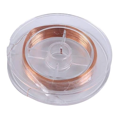 Imagen de alambre magnético, 0,2 mm x 50m cobre esmaltado,para inductores de transformadores motor electromagnético