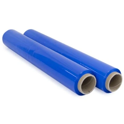 Imagen de OFITURIA Film para Embalar 50 cm de Ancho y Estirable Hasta 300 Metros Longitud Rollo Elástico Manual Embalaje Industrial (Azul, 2)