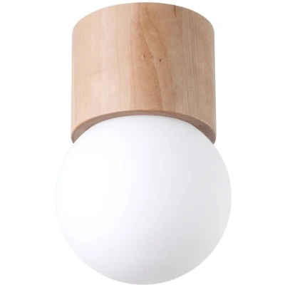 Imagen de Sollux Boomo Downlight de superficie moderno madera 19 cm 1x G9
