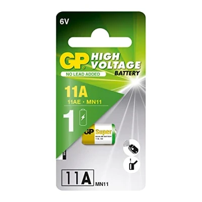 Imagen de Gp 811011 Blister de batería alcalina Alto Voltaje 11a c1, 6 v