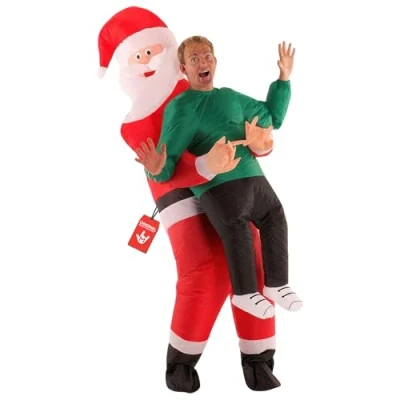 Imagen de Morph Costumes Disfraz Papa Noel Hinchable Adulto Pick Me up, Navidad Talla Única