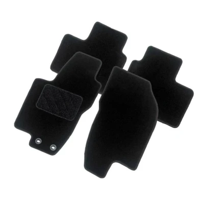 Imagen de AutoStyle TM KI559 Juego de alfombrillas suelo textil delante y detrás negro