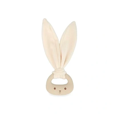 Imagen de KALOO Lapinoo Anillo Mordedor Bebé Color Crema Anilla Conejo Sin PVC Ni BPA Textura Doble Accesorio Desde el Nacimiento, K218010