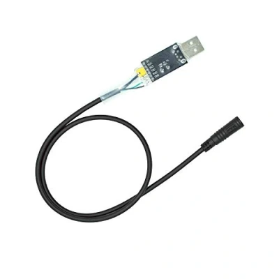Imagen de Forbestcy Cable de programación USB para BAFANG BBS01 BBS02 BBS03 BBSHD Mid Drive Motor bicicleta eléctrica 23 pulgadas